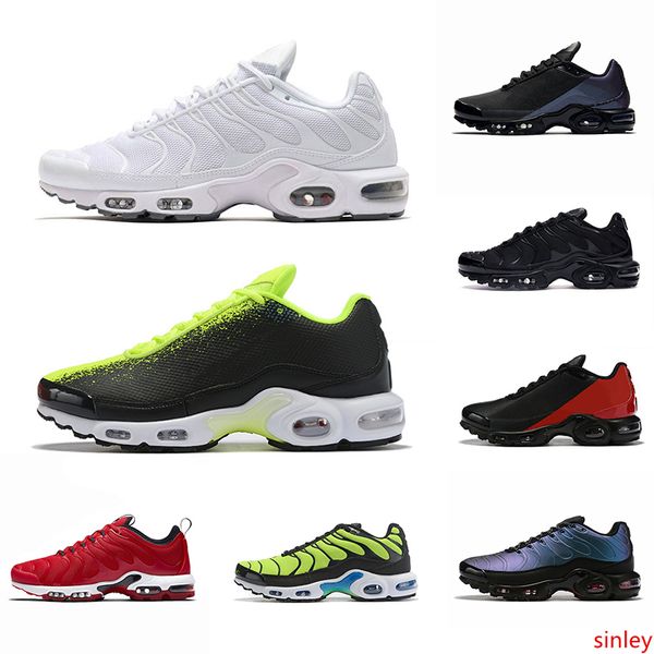 

discount tn plus se mens running shoes laser fuchsia hyper crimson triple black white men mesh chaussures homme trainer sports sneakers