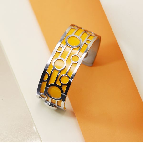 

legenstar geometry interchangeable cuff bracelet manchette femme de bras 2019 stainless steel bracelets bangles for women, Black