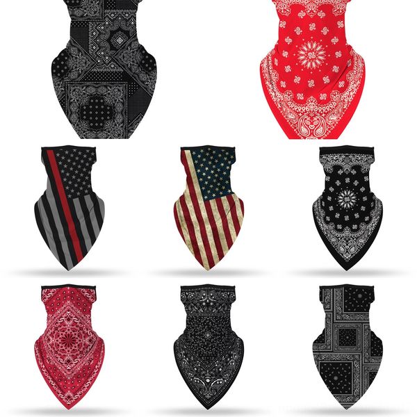 

ko6p8 magic balaclava windproof cycling scarf bandana protection face mask outdoor climbing hiking ski fishing headwear uv tube neck scarf s, Black