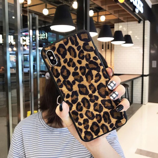 

lovebay телефон чехол для iphone 11 6 6s 7 8 plus xs x xr xs max luxury плюшевые leopard печати жесткий пк для iphone 11pro max назад ков