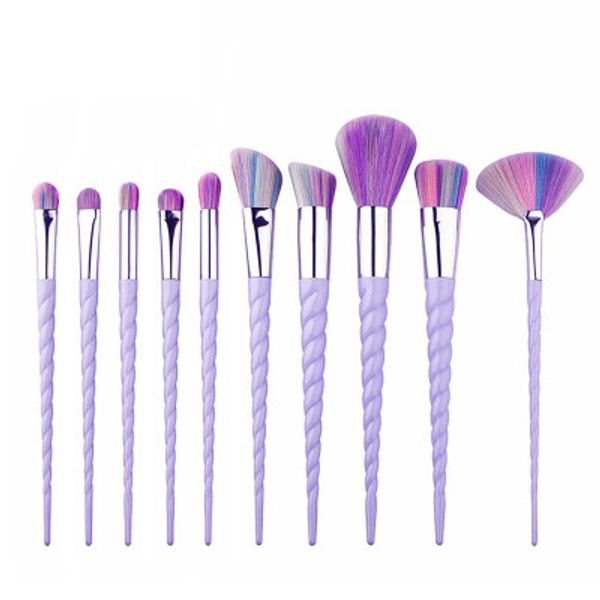 

2019 10 pcs makeup brushes the fan brush makeup tools ing