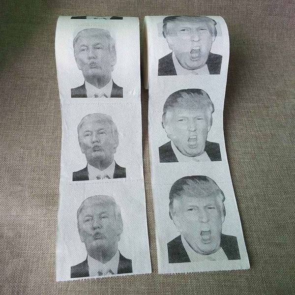 

1 roll 100g president donald trump toilet paper roll gag gift prank joke nice dropshipping