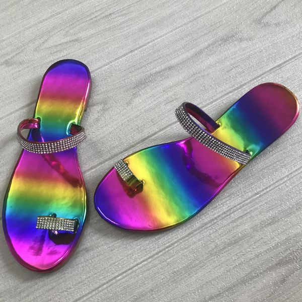

huidong women's shoes 2020 new fashion wild flat bottom flip flops summer korean student sandals and slippers 36-42, Black
