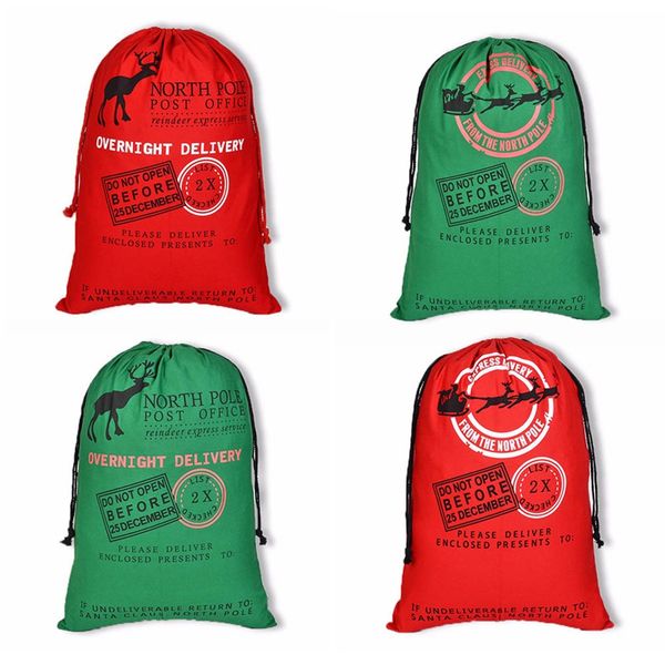 

2019 christmas decorations for home storage souvenir bag santa sacks cute deer ornament navidad family stockings candy gifts bag