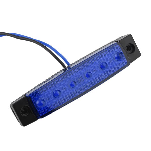 

hot 12 6led прицеп грузовик зазор side marker погружной свет ширина лампы автомобиля внешний индикатор универсальный предупредительный свето