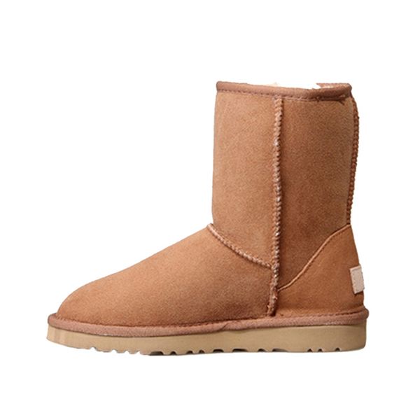 

women boots platform booties australian chestnut grey black ankle knee ankle luxury designer woman winter snow fur platform boot 008