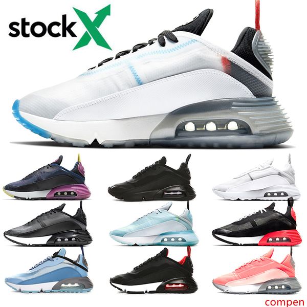 

2090 pure platinum running shoes men women sneakers stock x duck camo bred triple black white mens trainer sports size 36-45