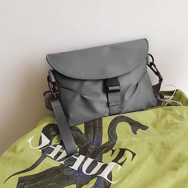 

fashion neutral bags personality street versatile shoulder bag messenger bag tas wanita #s