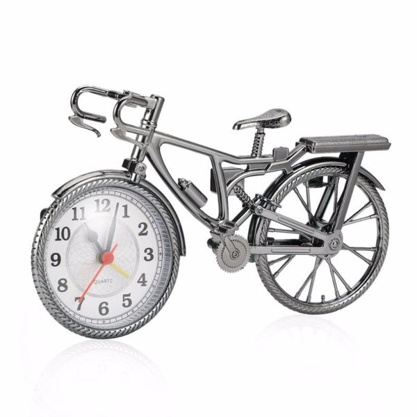 

1pc abs retro bicycle alarm clock cool style clock fashion personality needle nz-035 popular 22*6*13cm