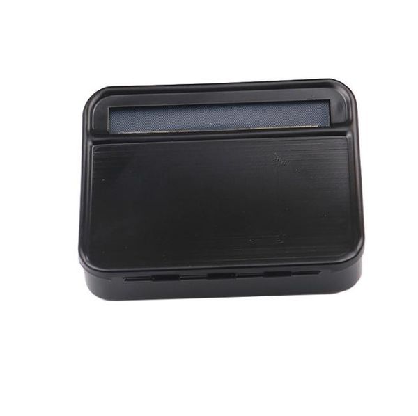 Macchina per sigarette manuale portatile in metallo con scatola di sigarette in metallo corticale nero da 78 mm