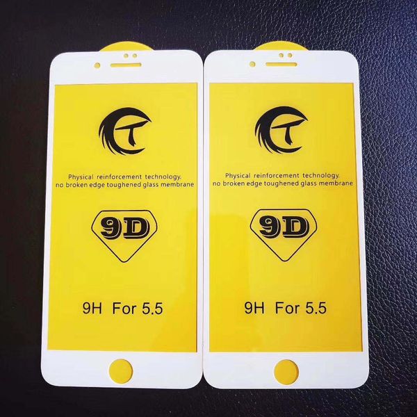 

Tempered Glass for IPhone 11/11Pro/11 ProMax X/Xs XR XSMax 7P/8P 7/8 9D Hard Edge Screen Protector Front Full-Screen Film 2 Colors