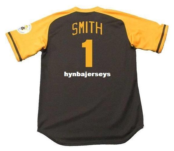 

custom ozzie smith san diego stitched 1978 throwbacks away baseball jersey retro mens jerseys shirt, Blue;black