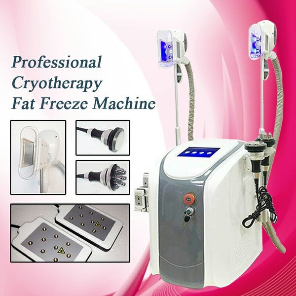 

оригинальный новый тучное замерзая cryolipolysis уменьшая 2019 липолиза cryo + lipo лазер + кавитация+rf вес потеря для похудения машина