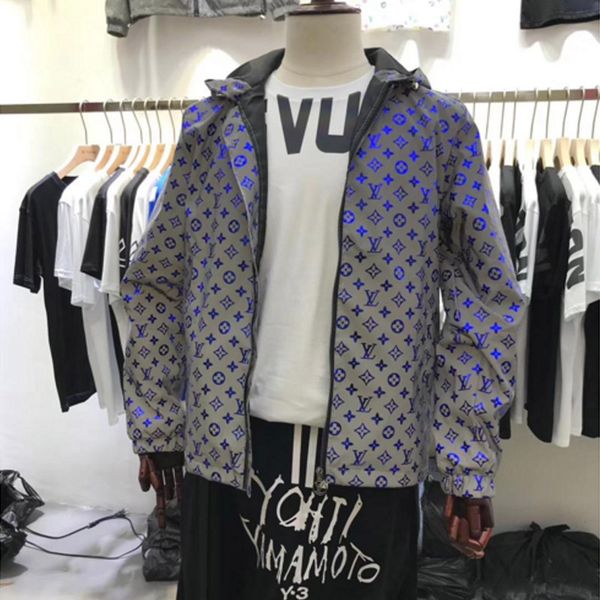 

Бренд дизайн куртка 2019 мода прилив мужская куртка пальто письма печатные роскошные мужские толстовка повседневная спорт открытый ветровка одежда S-2XL