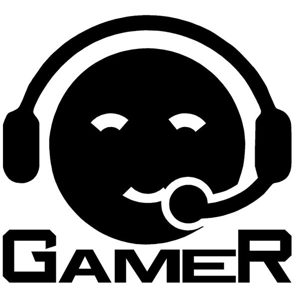 

15 * 13.9 cm gamer decal-наклейка для видеоигр симпатичный смайлик декор наклейки будут отличаться стиль автомобиля декор автомобиля