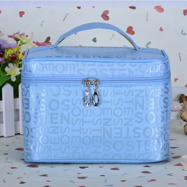 

fashion women letter multifunction portable travel cosmetic makeup bag wash toiletry organizer case large capacity casual totes