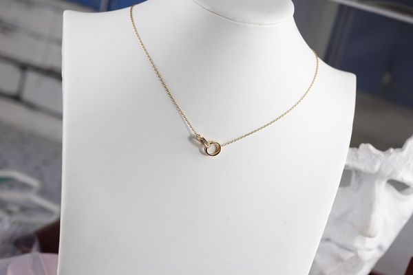 

love series necklace bracelet earrings iced out chains jewelry necklace mens 14k gold chains rings cuban link chain, Silver