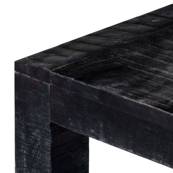

coffee table black 110x50x35 cm solid mango wood dining room furniture