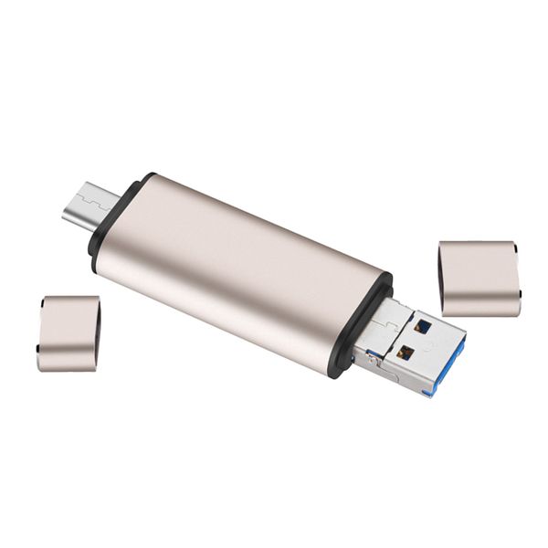 

3 in 1 usb type c/usb/micro usb tf sd memory card