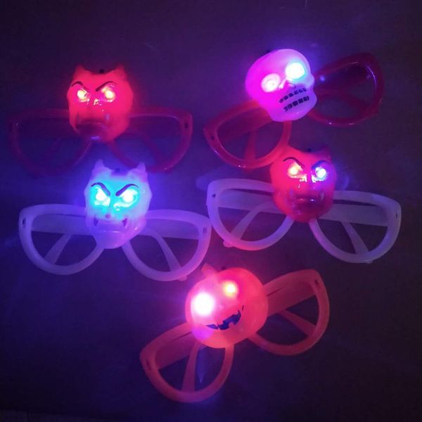 

led light up toys glasses flash halloween christmas luminescent glass originality cheer prop with different colors 3 2ky j1