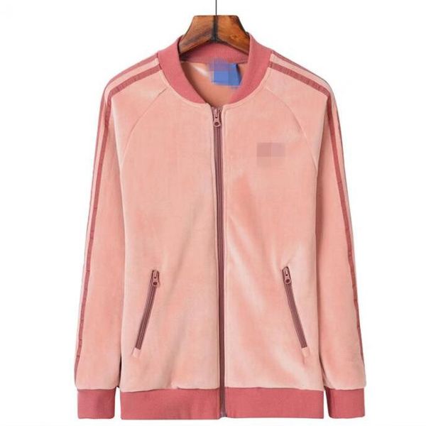 

блуза женская одежда дизайнерская куртки теплая куртка на молнии толстовка зимнее пальто черный розовый полосатый вскользь верхняя одежда 02, Black;brown