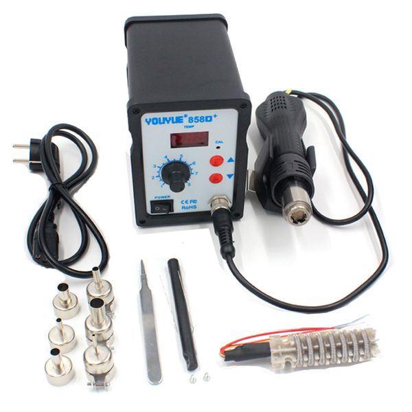 

youyue 220v 700w air station electric soldering station bga rework blow dryer welding tool for pcb smd repair solder