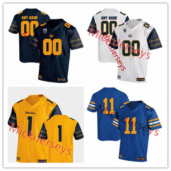 

Custom California Football Jersey Chad Hansen Steve Bartkowski Craig Morton Joe Kapp Marshawn Lynch Desean Jackson Aaron Rodgers Cal Jersey