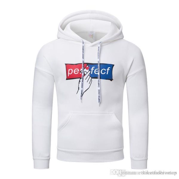 

for men perfect printed hooded hoodies sweatshirts eu size clothes spring autumn hoodie, Black