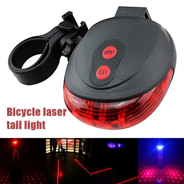 

cycling bike bicycle tail light super bright 5leds flashing rear tail lamp do2