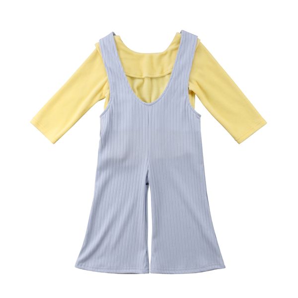 

pudcoco new 2pcs fashion toddler baby girl clothes long sleeve t-shirt bib pants romper jumpsuit clothes