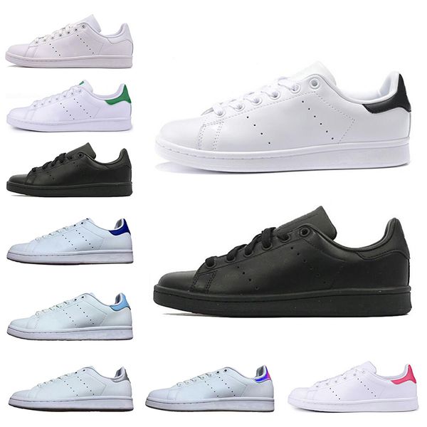 

Classic women men stan shoes fashion smith sneakers Casual shoes Triple white black leather sport classic flats size 36-45