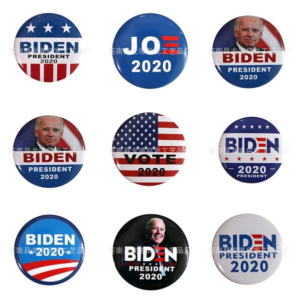 

chicago biden badges flag biden badge flag lapal pin on backpack pins for clothes xy0357 #835, Silver