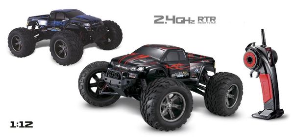 

1 шт. / лот 40 км / ч + новый 1/12 масштаба электрический rc грузовик 2,4 ггц 2wd высокоскоростной автомобиль с дистанционным управлением вс