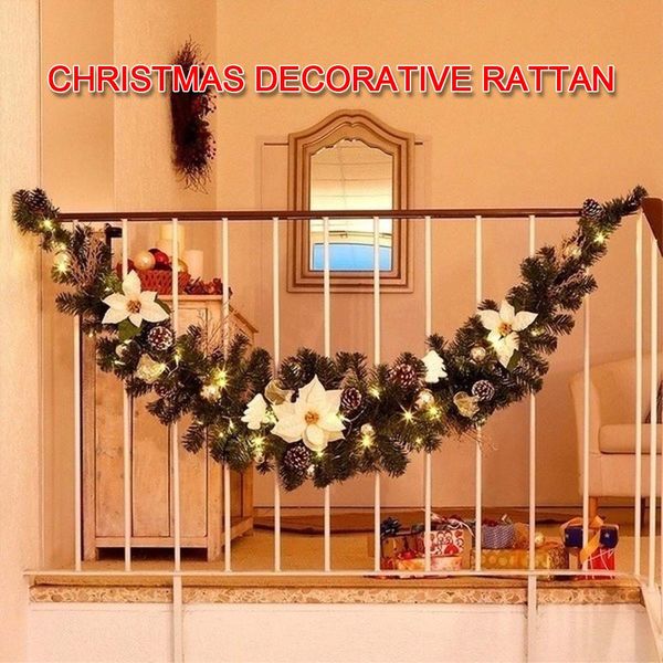 

christmas garden the mall fabric artificial ivy vine christmas rattan decoration artificial rattan beautiful diy home room