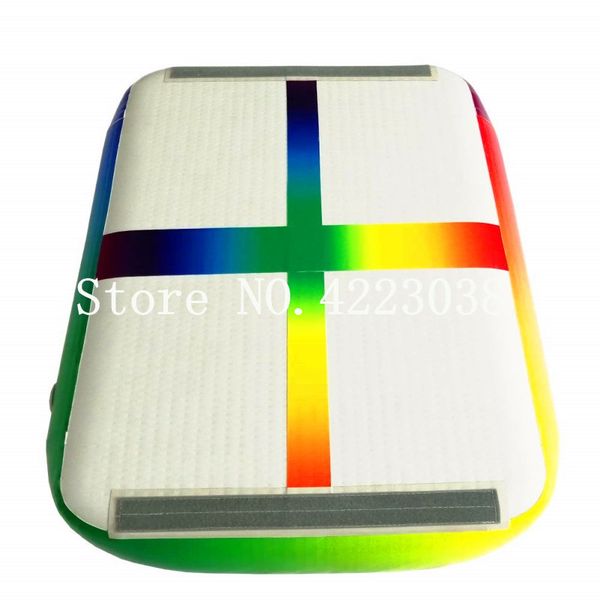 

0.6*1*0.2m double wall fabrice made rainbow inflatable gym air track air block /airblock for gym