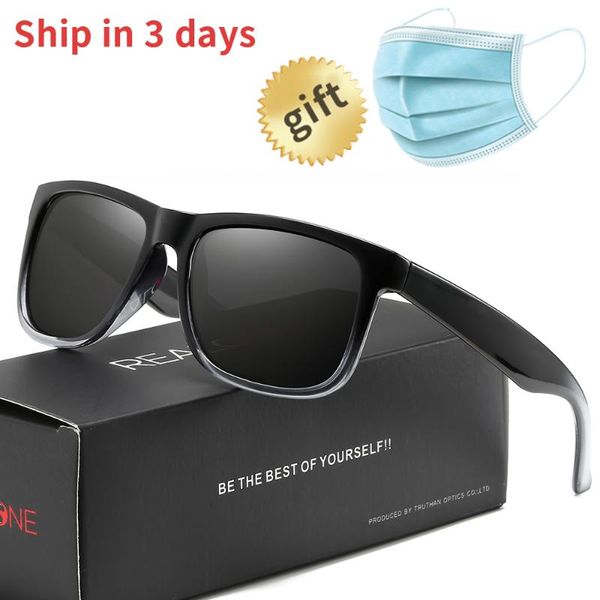 Rave Festival Herren Hip-Hop Sonnenbrille Marke Farbe Quadrat Unisex Polarisierte Sonnenbrille für Frauen Mode Sonnenbrillen 2945