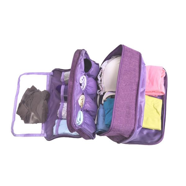 

Large capacity bra underwear torage bag orting organizer for travel ock co metic drawer clo et clothe pouch 6 color mma2248