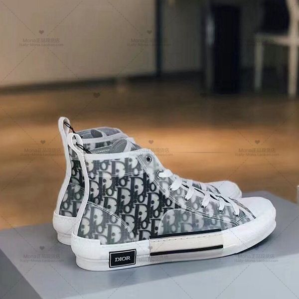 

high-sneakers by kìm jones with fashion design classic oblìque printing logos men women basketball shoes skate shoes