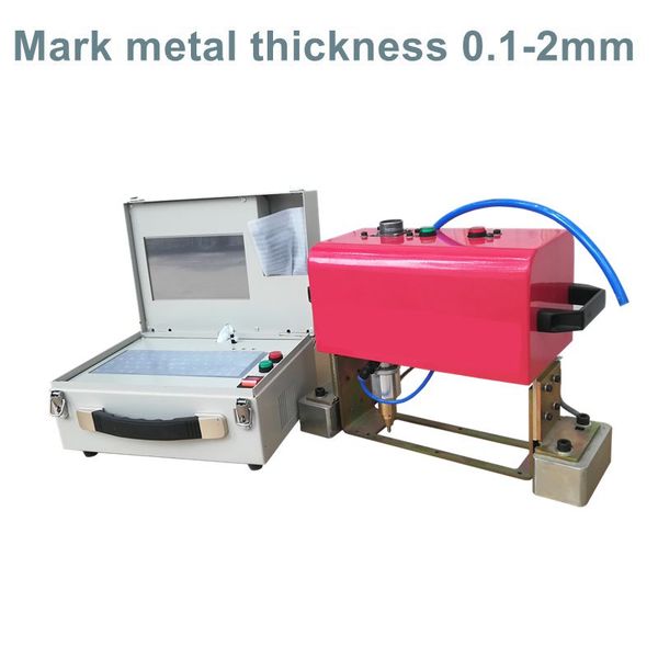 

price metal dot peen pneumatic marking engraving machine desknameplate letter marking machine 140*40mm
