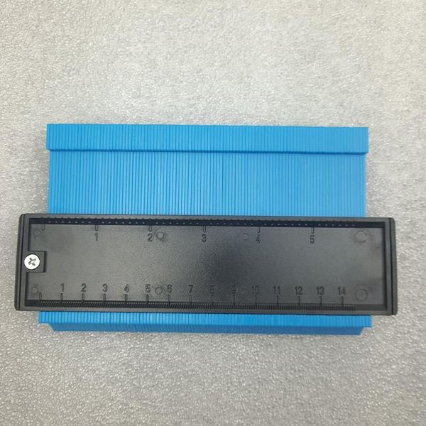 

12/15cm multi-functio plastic profile copy gauge contour duplicator standard wood marking tool hand tiling laminate hand tools