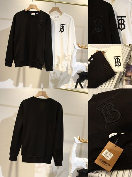 

19fw luxurious brand design bbr hoodie long sleeve crewneck sweater sweatshirt fashion tb logo pullover hoodie outdoor sweatshirt, Gray;blue