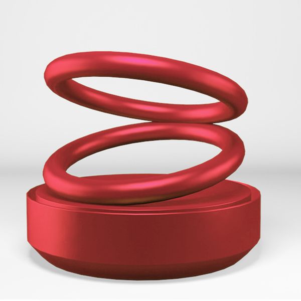 

random flavor freshener home fragrance case car rotating air purifier suspension magnetic metal double ring unique