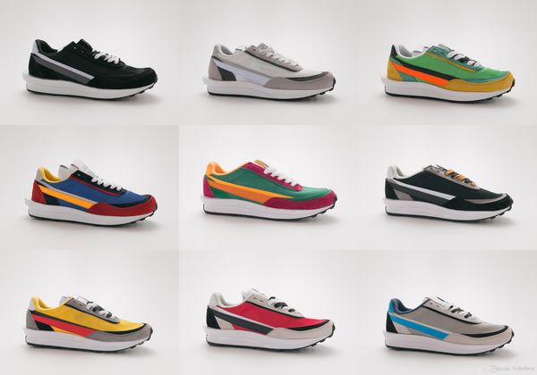 

2019 new designer sneakers sacai ldv waffle daybreak trainers mens for women fashion breathe tripe s sports running shoes size 36-45