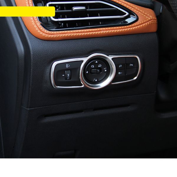 Lsrtw2017 For Chery Tiggo 7 Car Headlight Switch Button Frame Trims Decorative Interior Accessories 2016 2017 2018 2019 2020 Truck Interior