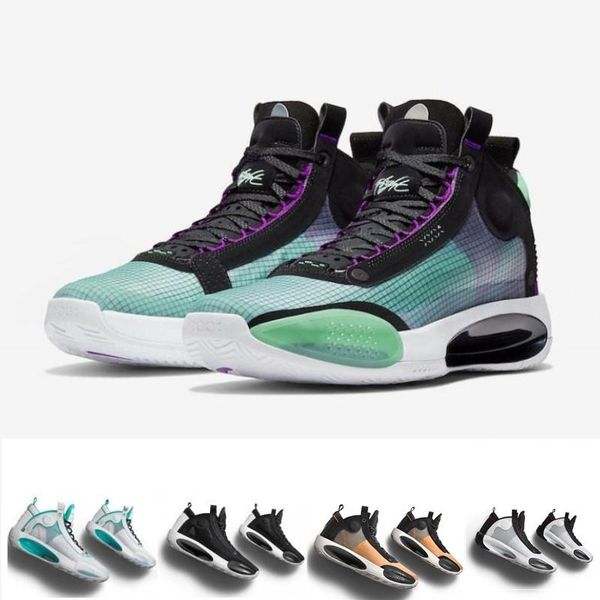 

2020 men 34 eclipse snow leopard basketball shoes 34s xxxiv blue void green black metallic silver sports shoes mens designer sneakers, White;red