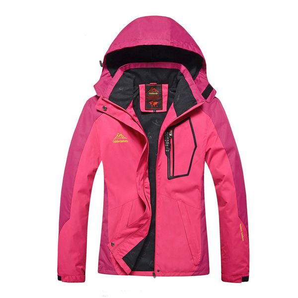 

windser waterproof fish ski warm softshell hiking windproof outdoor sports fishing mountain camping women jackets winter, Blue;black