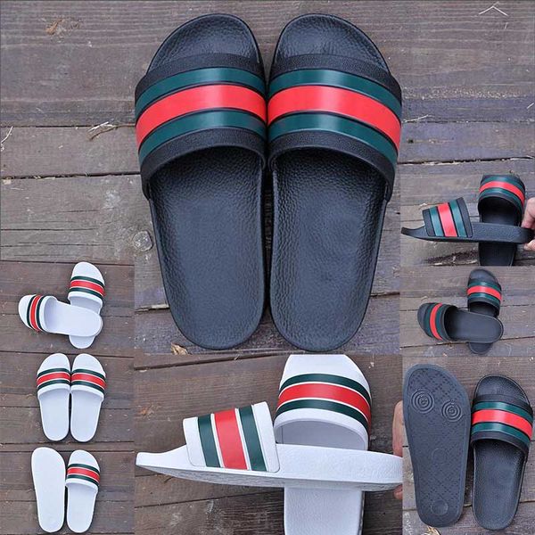 

2019 Hot Sale Men Beach Slide Sandals Medusa Scuffs 2018 Slippers Mens White Fashion slip-on Designer Sandals Size 36-45