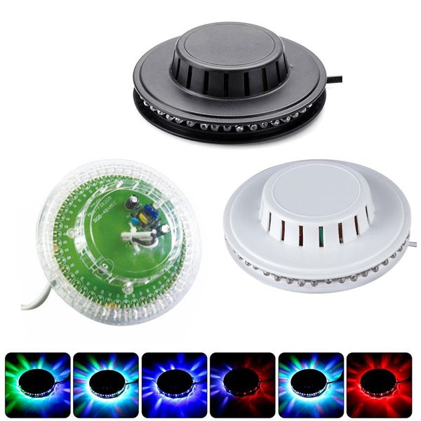 

led stage light effects 7w 48leds rgb auto color changing rotating sunflower ufo bar disco dancing party dj club pub music lights