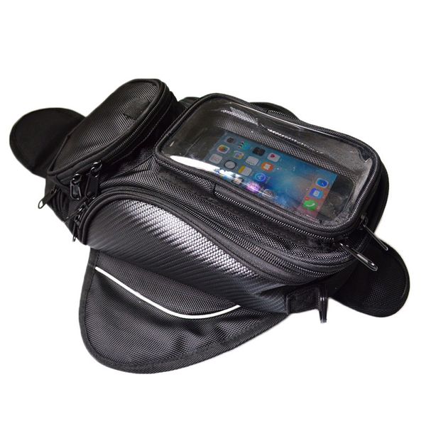 

bicycle tank bag waterproof magnetic motorbike saddle bag single shoulder backpack luggage phone case for iphone xiaomi