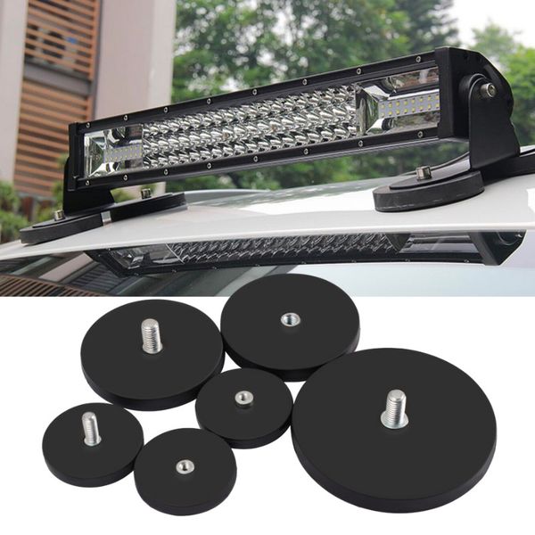 

strong suction power car light lamp roof magnet mounts bracket led bar truck lightbar magnet holder worklight stand base suckers